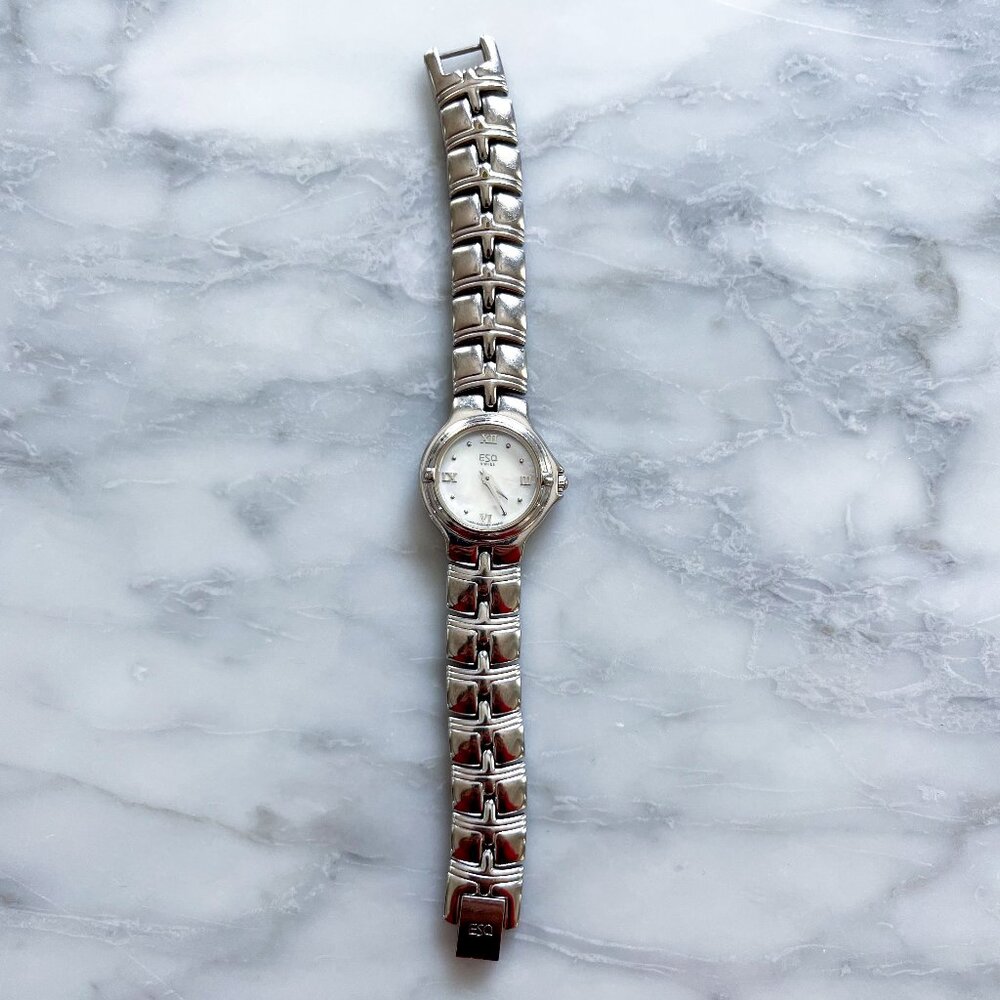 Vintage ESQ Swiss Stainless Steel Women’s Watch – 2001